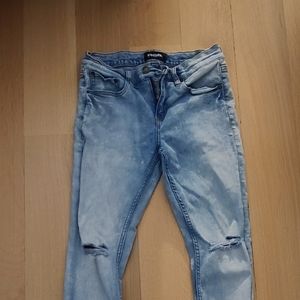 RSQ Men's Ripped Knee Skinny Jeans